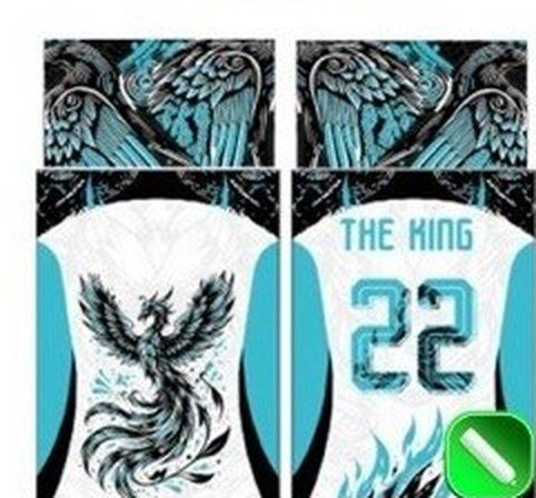 Diseño de uniforme deportivo incluido en el pack