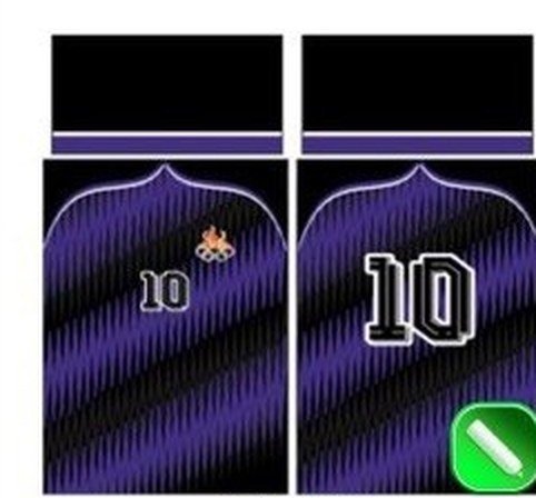 Diseño de uniforme deportivo incluido en el pack